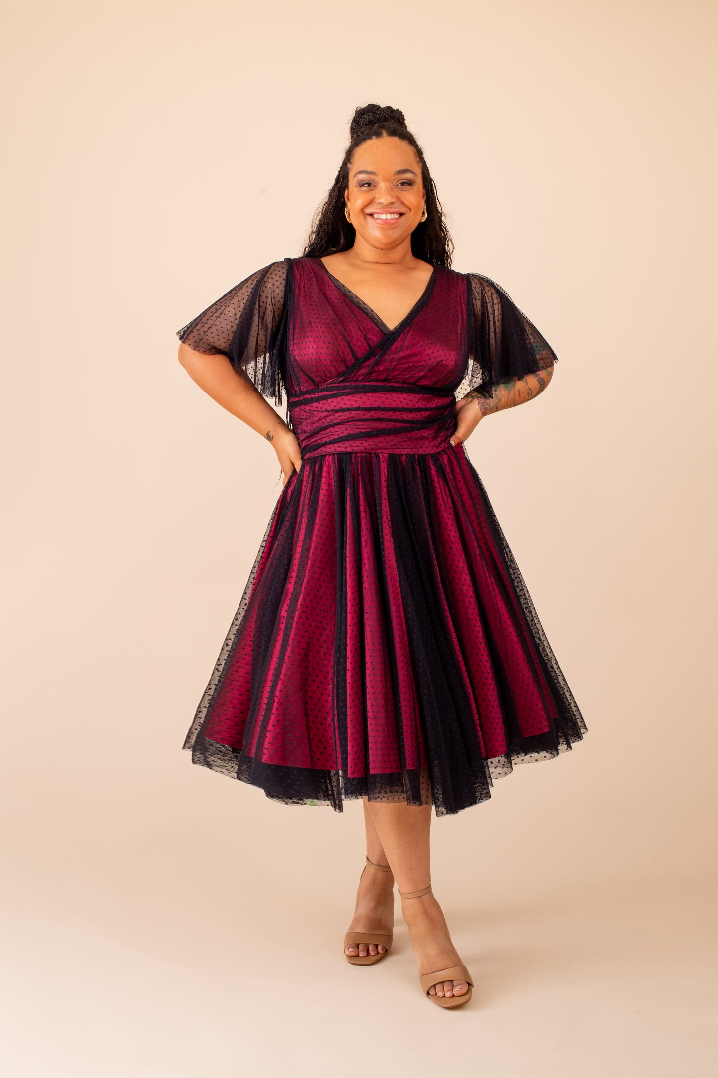 Reverie Dress sewing pattern front view