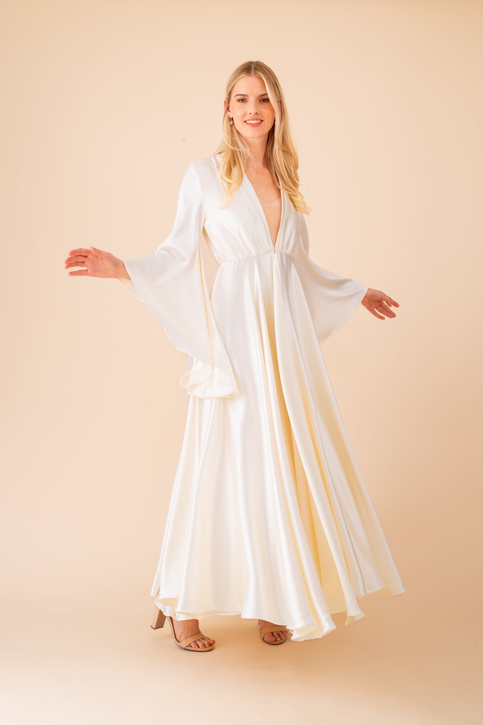Aurora Bridal Robe sewing pattern front view