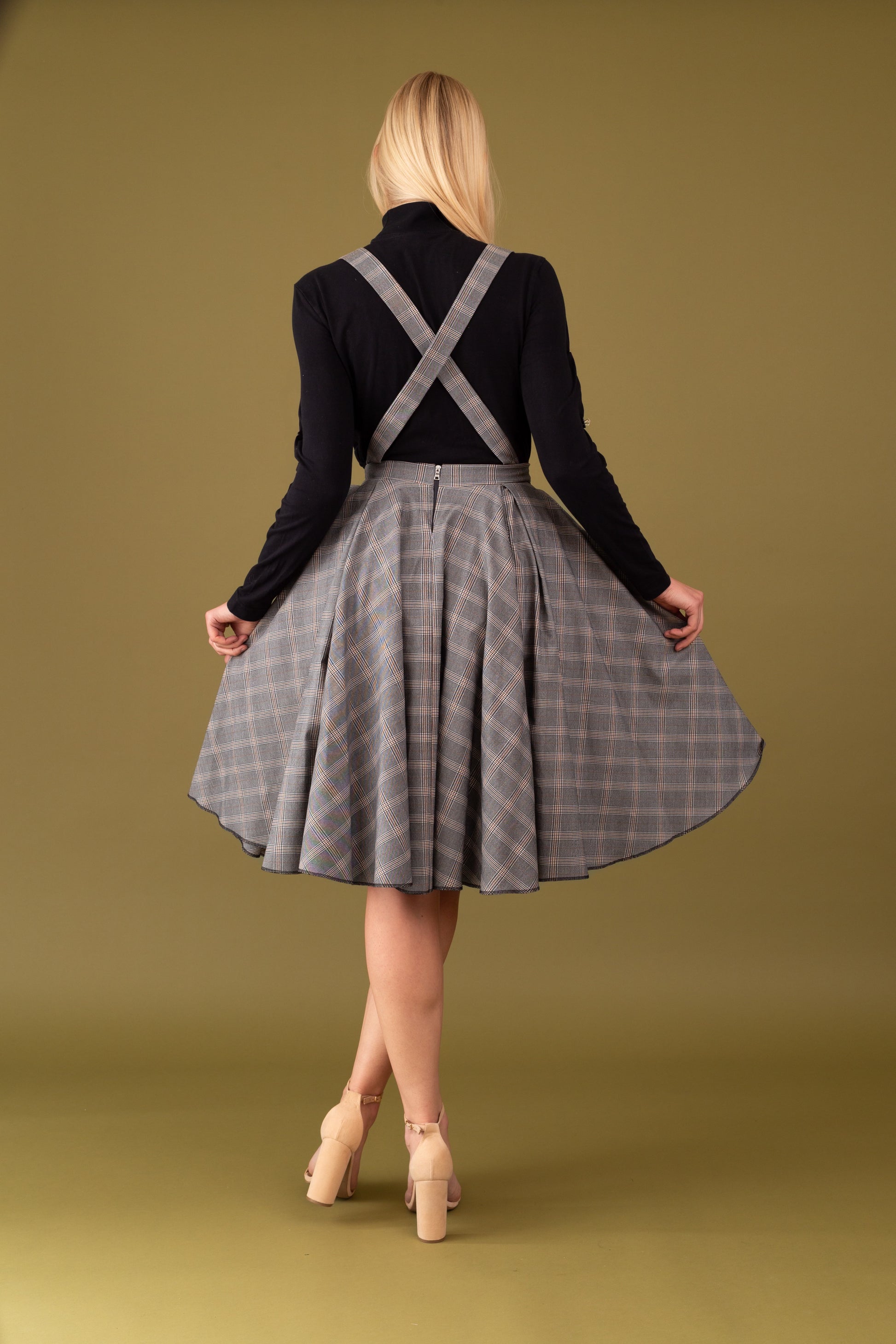 Back view of the Academia Dress