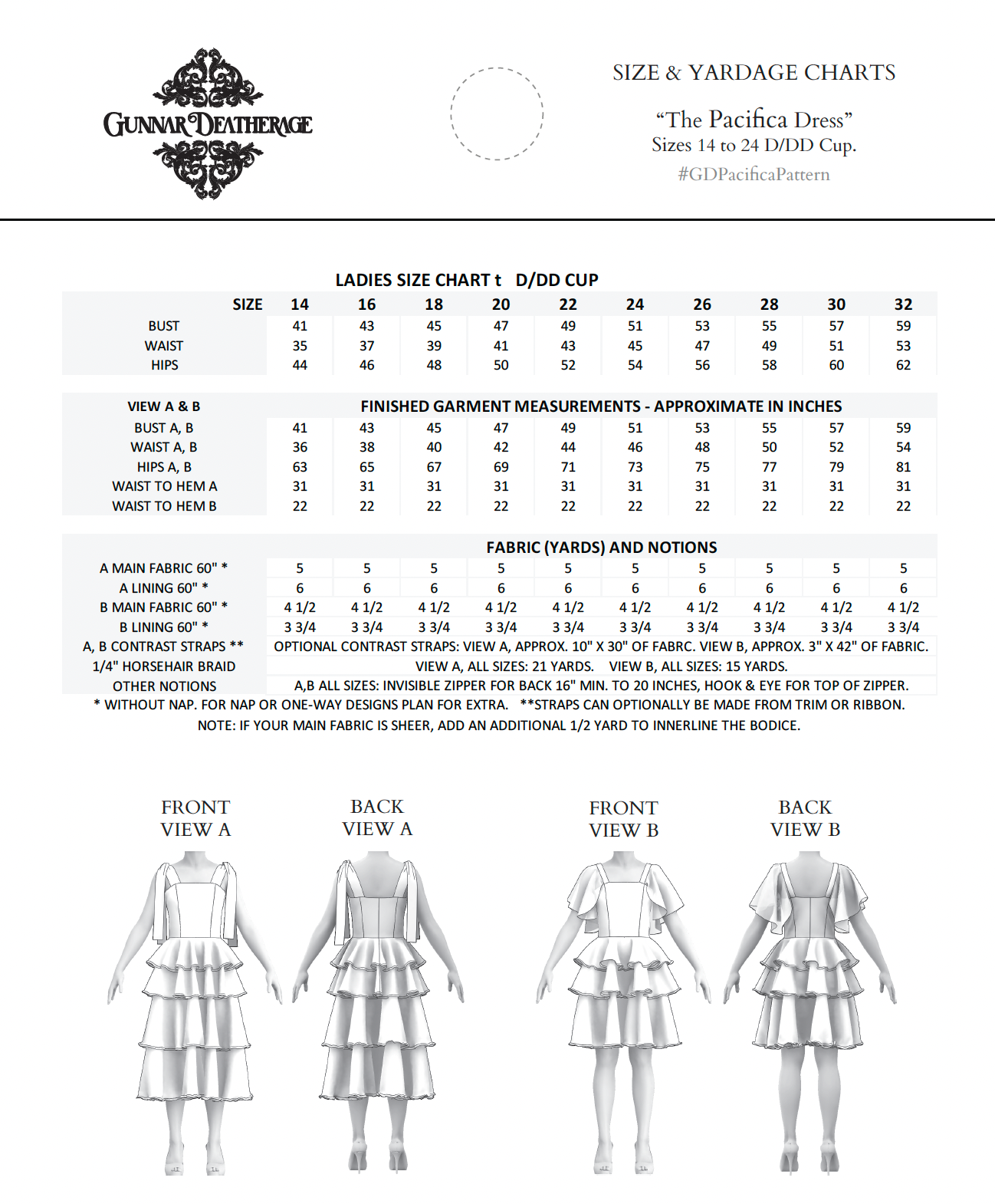 The Pacifica Dress Sewing Pattern PDF | Gunnar Deatherage