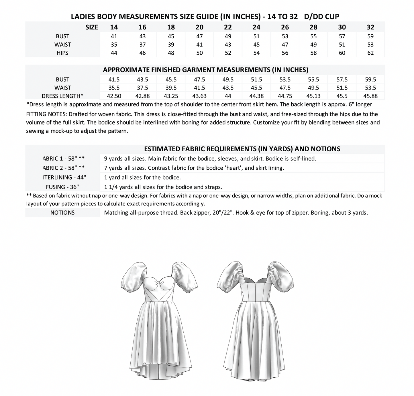 The Sweet Heart Dress Sewing Pattern PDF | Gunnar Deatherage