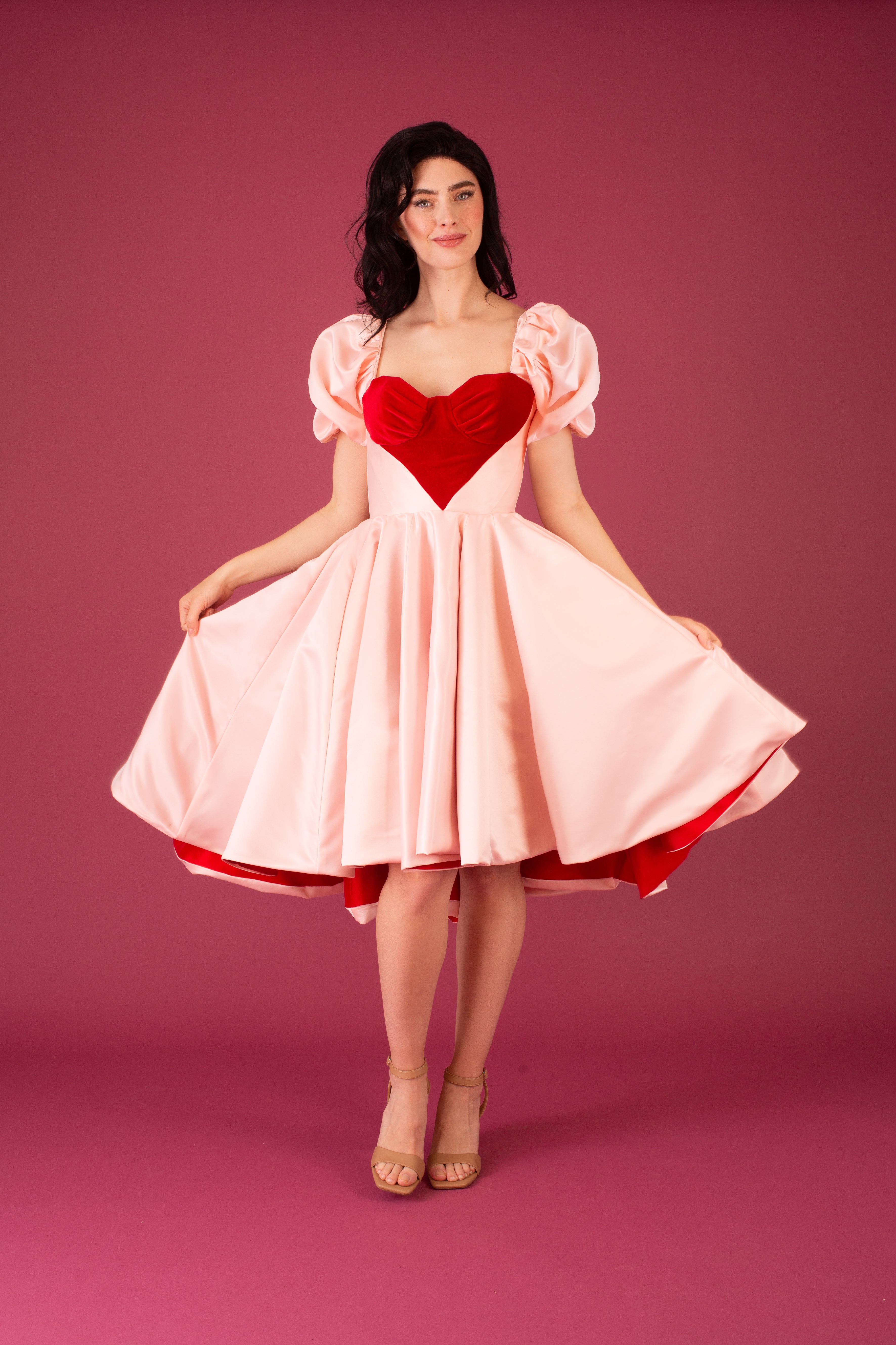heart dress BA JOY RADIANT RED HEART DRESS