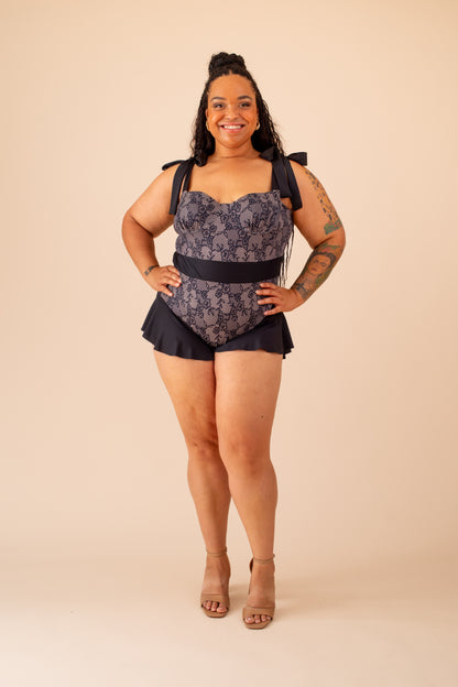 Martini Swimsuit sewing pattern front view