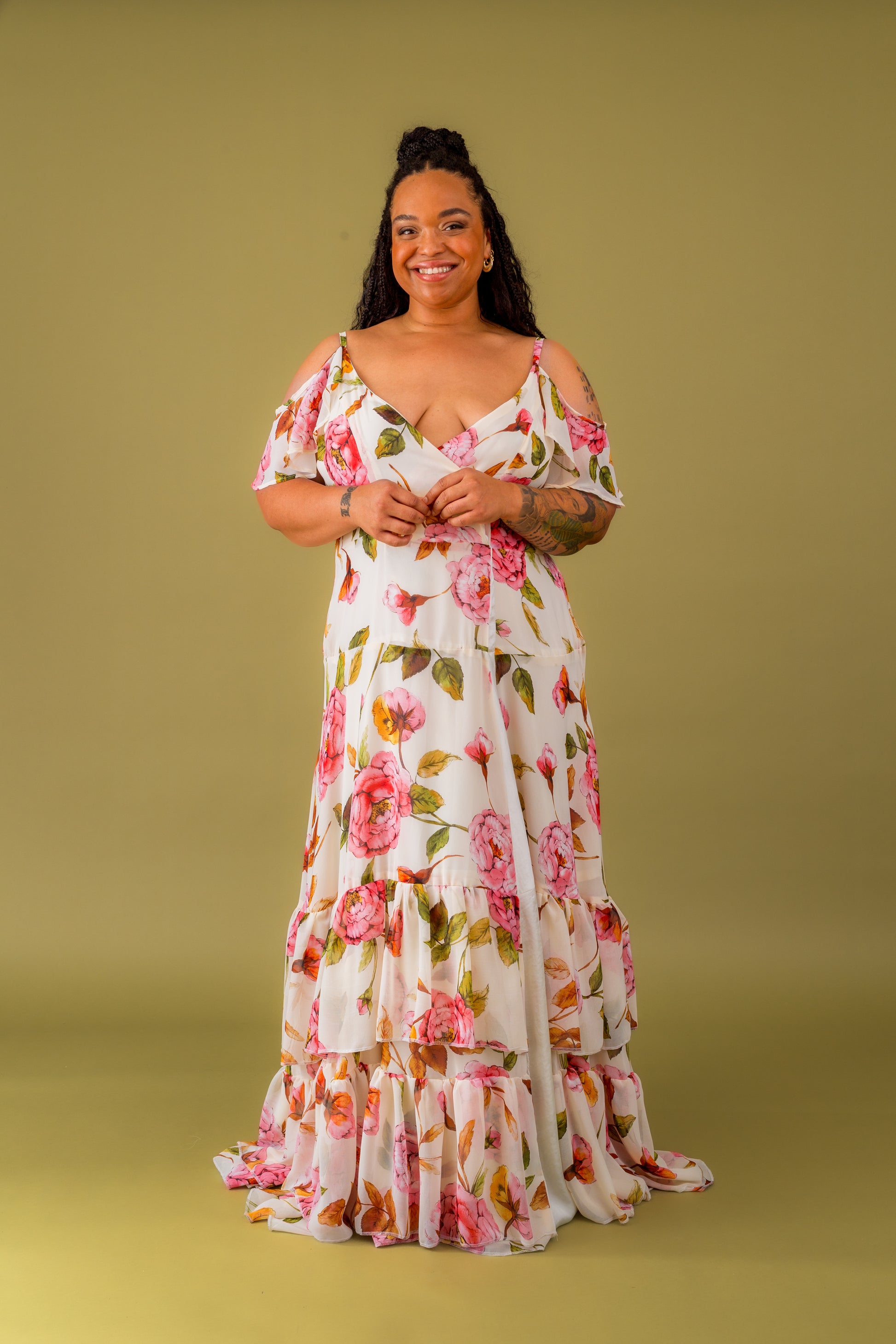 Oleander Dress sewing pattern front view