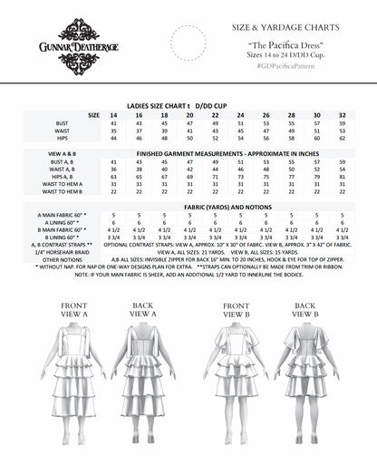 The Pacifica Dress Sewing Pattern PDF | Gunnar Deatherage