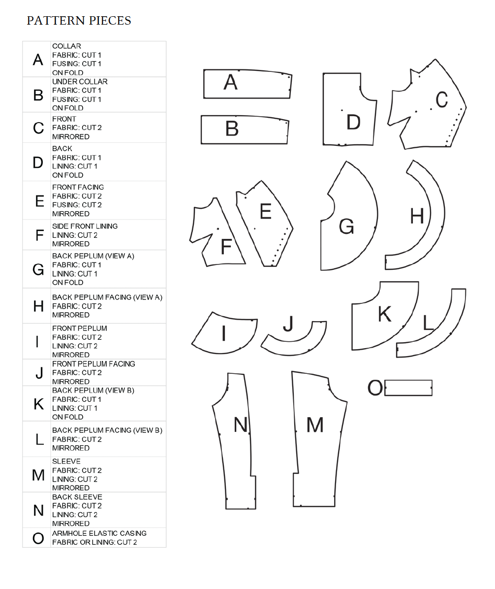 The Vespertine Jacket Sewing Pattern PDF | Gunnar Deatherage
