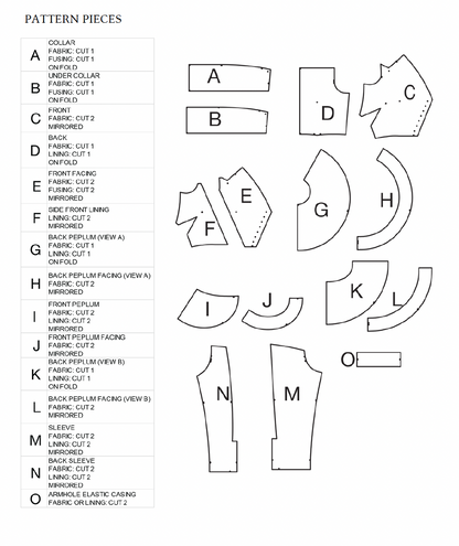 The Vespertine Jacket Sewing Pattern PDF | Gunnar Deatherage