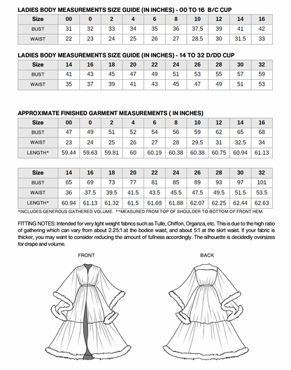 The Violent Delights Robe Sewing Pattern PDF | Gunnar Deatherage