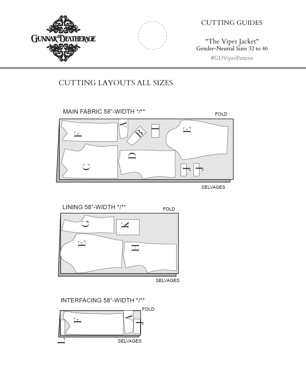 The Viper Blazer Sewing Pattern PDF | Gunnar Deatherage