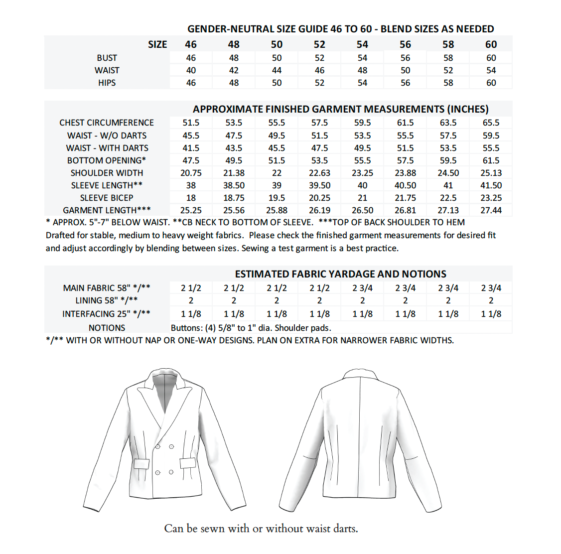 The Viper Blazer Sewing Pattern PDF | Gunnar Deatherage