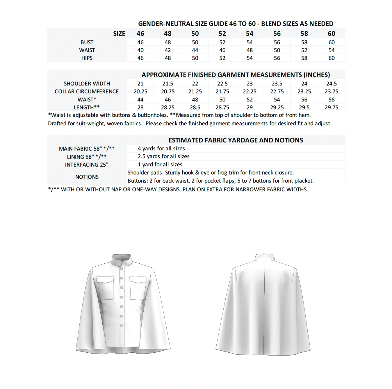 The Voyage Cape Sewing Pattern PDF | Gunnar Deatherage