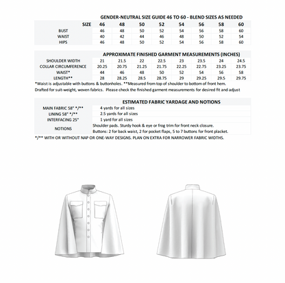 The Voyage Cape Sewing Pattern PDF | Gunnar Deatherage