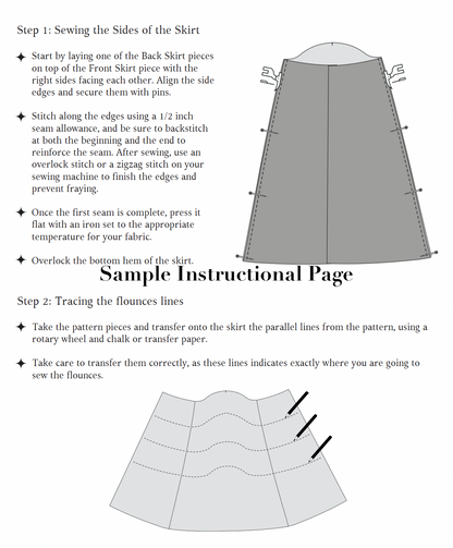 The Zephyr Skirt Sewing Pattern PDF | Gunnar Deatherage