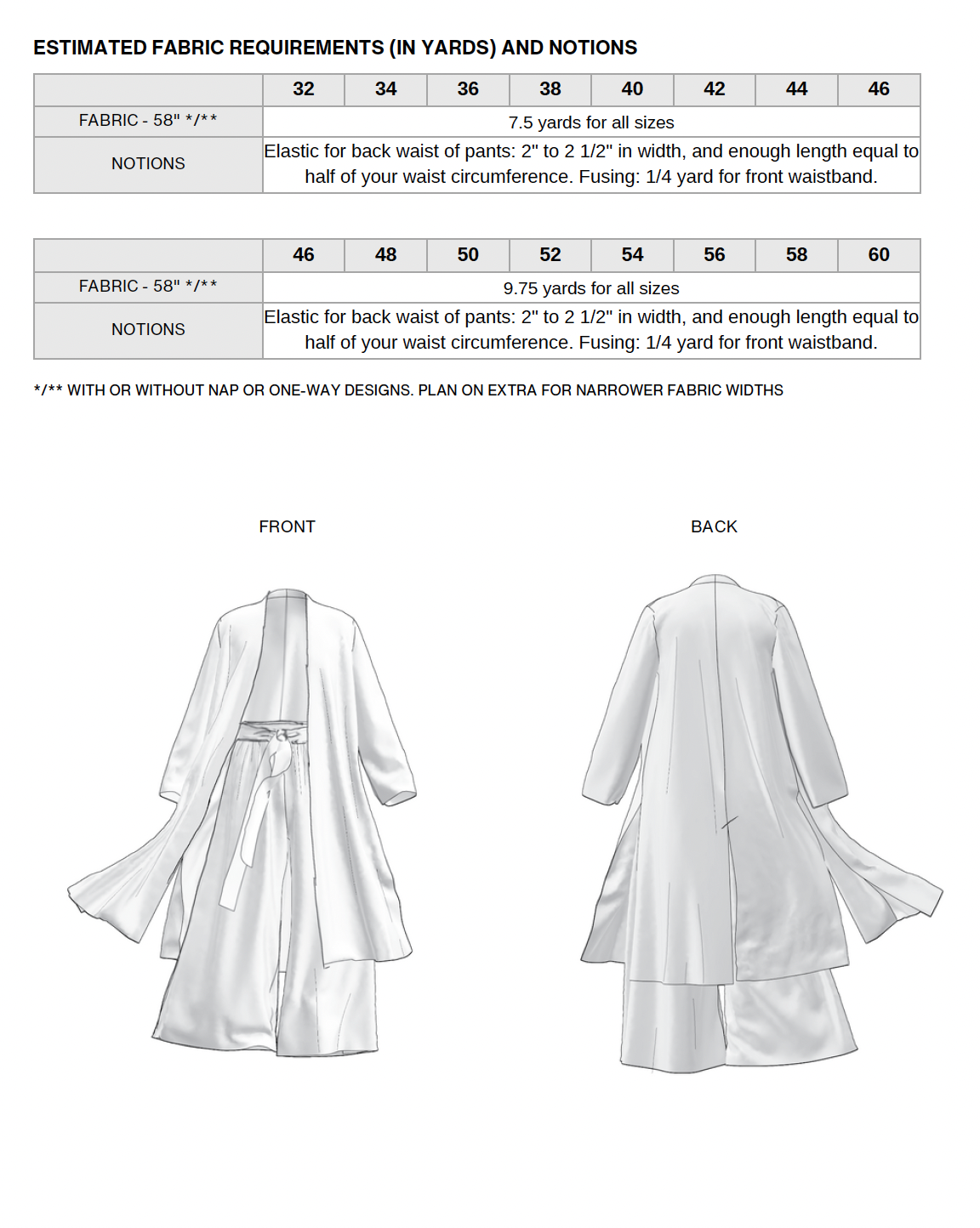 The Laissez Faire Lounge Set Sewing Pattern PDF | Gunnar Deatherage