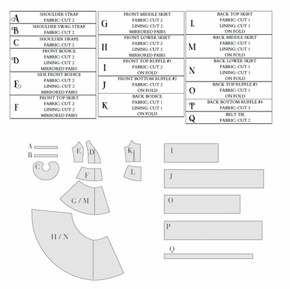 The Oleander Dress Sewing Pattern PDF | Gunnar Deatherage