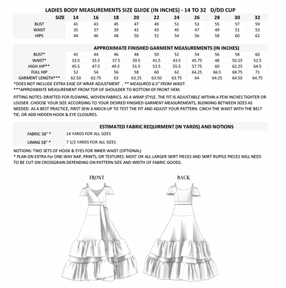The Oleander Dress Sewing Pattern PDF | Gunnar Deatherage