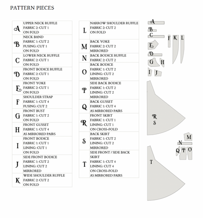 The Villanelle Dress Sewing Pattern PDF | Gunnar Deatherage