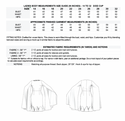 The Hyacinth Dress Sewing Pattern PDF | Gunnar Deatherage