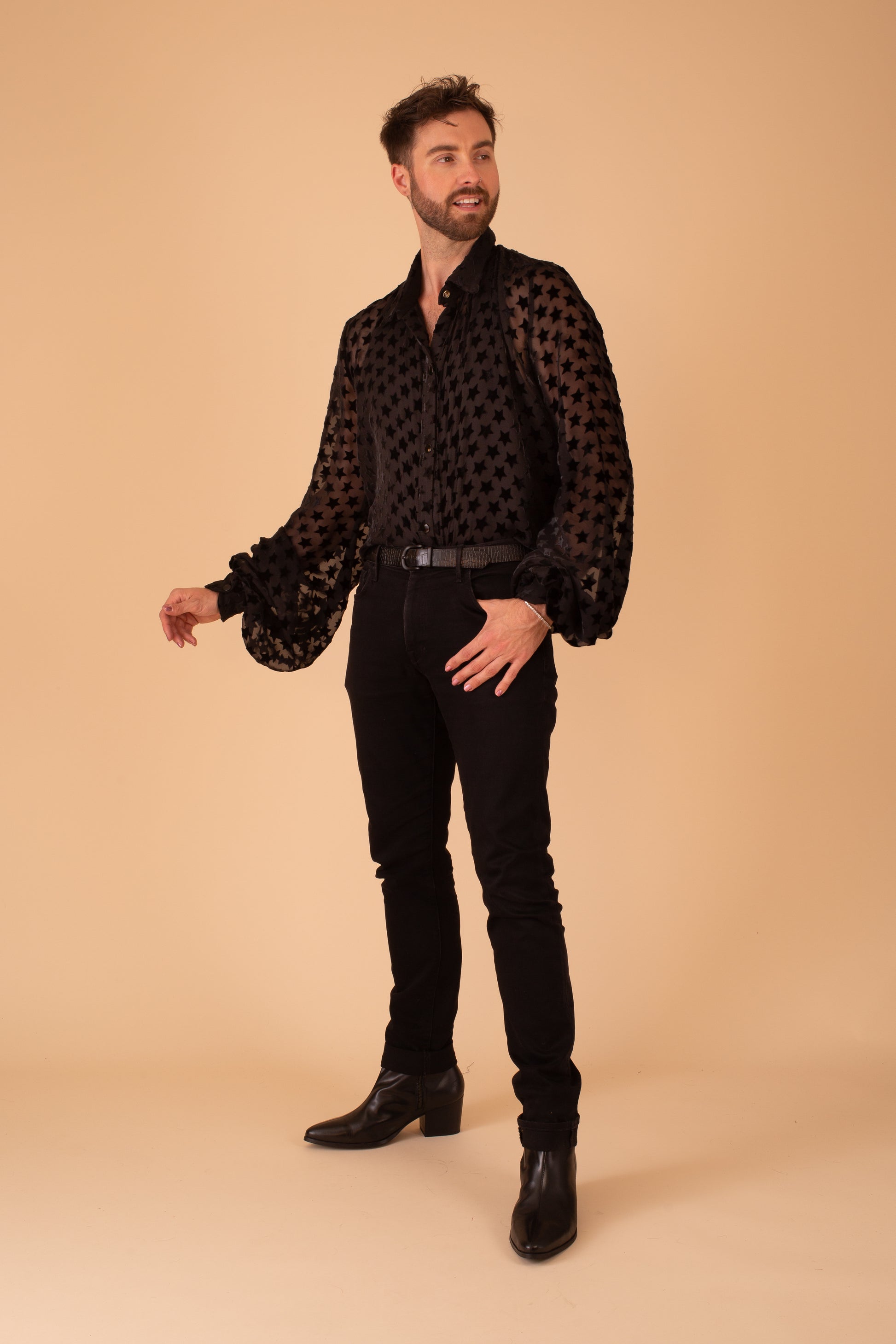Starcrossed Shirt sewing pattern front view